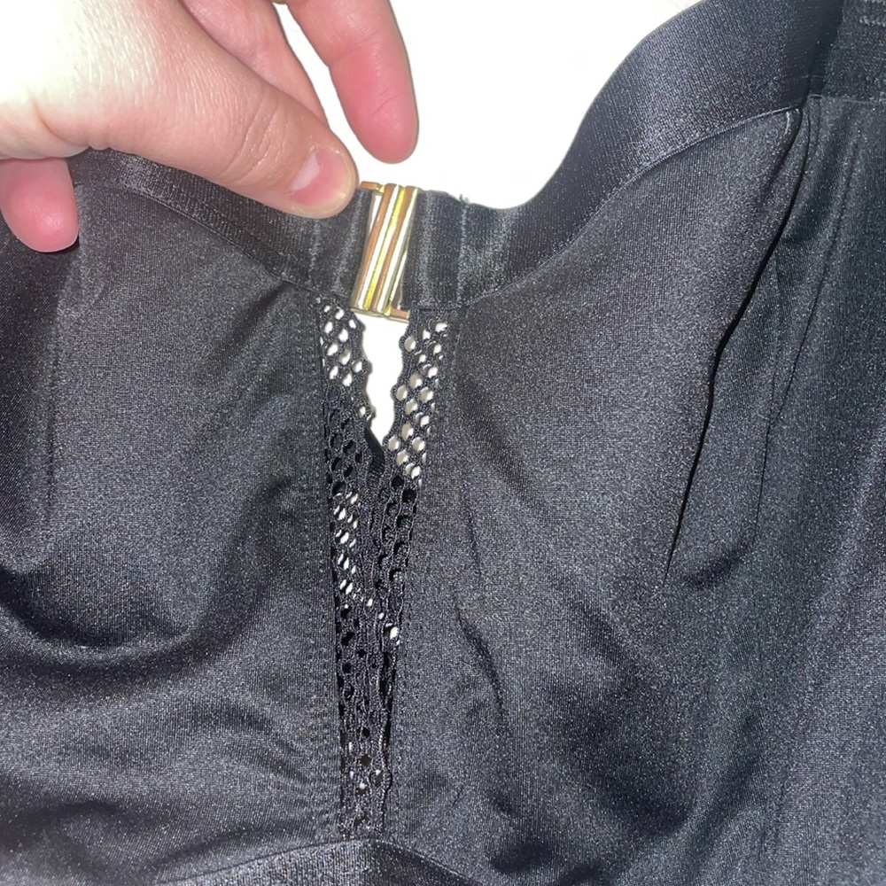 Torrid Curve Bra With Gold Clasps Size 3 - image 2